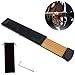 Guitar Practice Tools for Beginner, 6 Strings 6 Fret Plastics Fingerboard Portable Pocket guitar Practice Tool Chord Trainer, with Tuning Wrench Velvet Bag (Guitar Practice Tool)