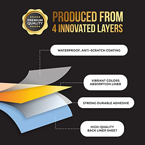 Printable Vinyl Sticker Paper For Inkjet Printer & Laser Printer - 25 Sheets Glossy Waterproof Sticker Paper, Printable Sticker Paper For Cricut, Glossy Sticker Paper For Printer - Letter 8.5" X 11" #TOP7