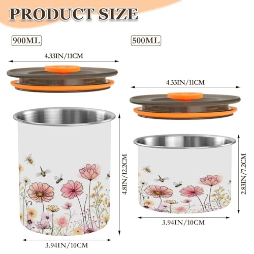 Envase Hermético para Café en Acero Inoxidable 17oz miniatura 2
