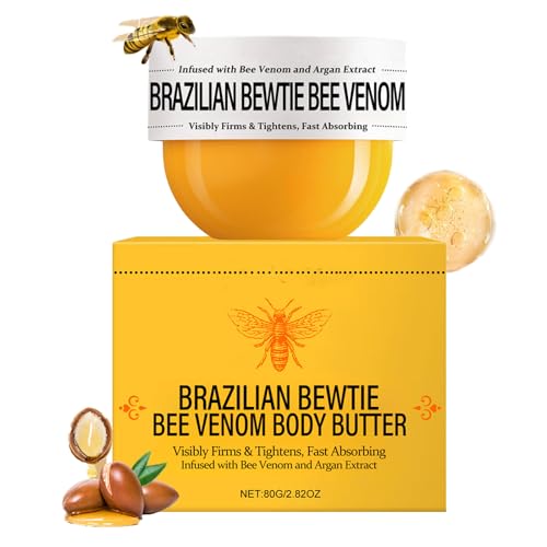 Brazilian Bewtie Bee Venom Body Butter，Bee Venom Body Cream for Butt Firming - Bum Bum Cream Firming Body Lotion for Cellulite Removal - Natural Ingredients for Bum Lifting, Tightening,Moisturizing