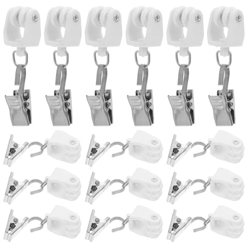 Artibetter �J�[�e�����[�����[���[�ƃt�b�N20�Z�b�g �É������J�[�e���g���b�N�O���C�_�[ �ω׏d�����݌v DIY�����Ή� �������p����Z�b�g