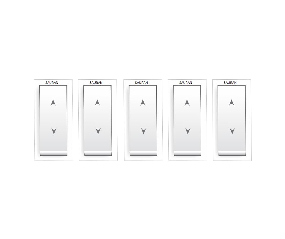 SAURAN Electric Switch, Basic On-Off Home and Office Use 10A 2 Way Switch Modular (5)-picture-22