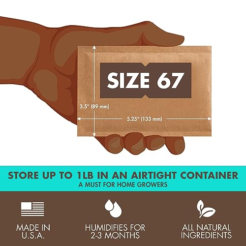 image for Boveda 58% Two-Way Humidity Control Pack For Storing 1 lb – Size 67 