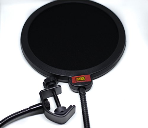 Image of Superlux Adjustable Tripod Stand with Dual Trays Height 2.5 to 4 Feet Foldable Metal Stand for Laptop, Projector, Speaker (Universal Mic Stand Mount Pop Filter)