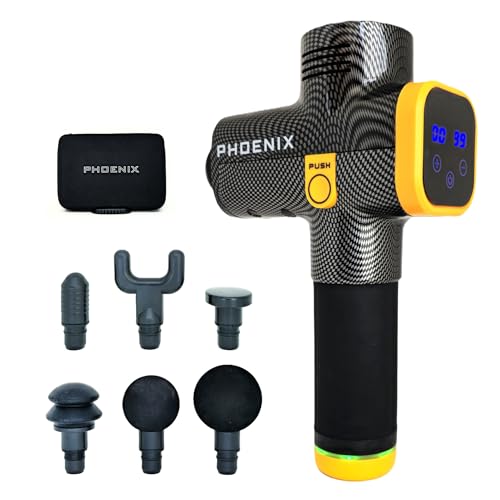 Pistola Massageadora Phoenix Profissional, Massageador Phoenix A2...