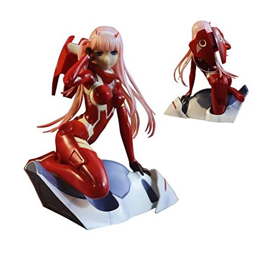 Zhongkaihua Figur för Darling in the FranXX 02 Zero Two Action PVC-statyett modell dockor animekaraktärer dockmodell skrivbordsdekoration samlarobjekt, perfekt för kontorsdekorationer och leksaker