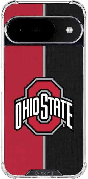 Skinit Clear Phone Case Compatible with Google Pixel 10 - Officially Licensed Ohio State University Buckeyes Design