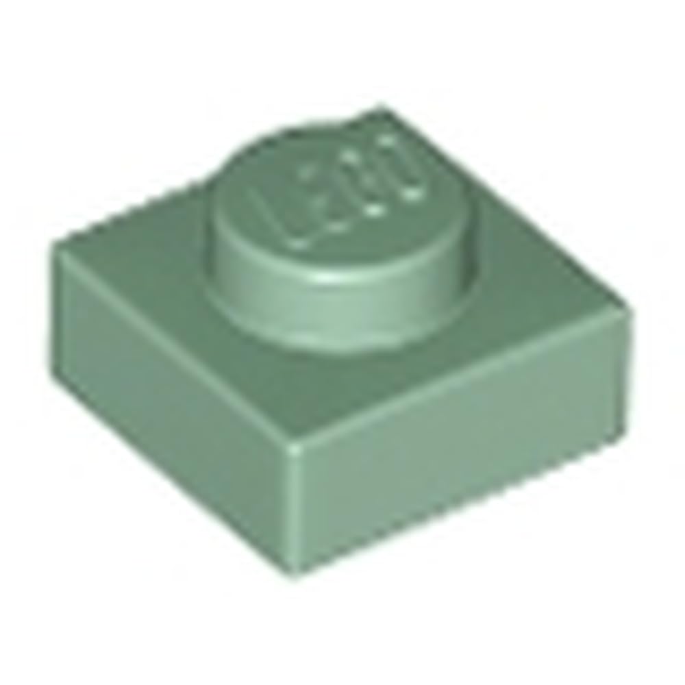 LEGO Brick Plate 1 x 1, Part 3024 (Sand Green, 50, count) โ image 1