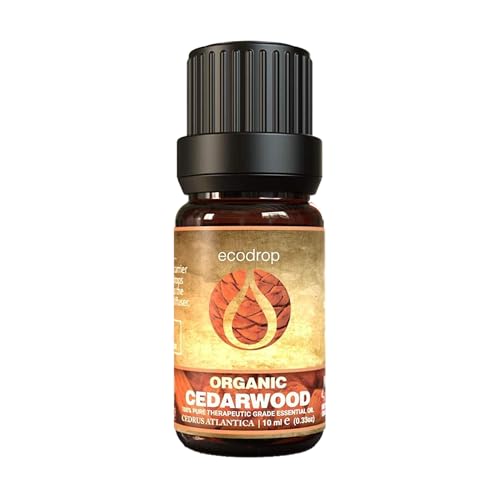 Image of Ecodrop Organic Atlas Cedarwood Essential Oil 10ml | Cedrus Atlantica