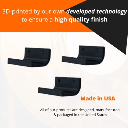 Vinyl Record Shelf Wall Mount- 4-Pack | Floating Shelf Holder Display Rack | Album Art Gallery | Daily Lp Hanger For Home, Apartment, & Office (Black, 4-Record) #TOP1