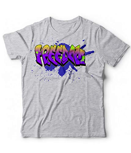 T-Shirt Freedom Urban Style Murales libertà