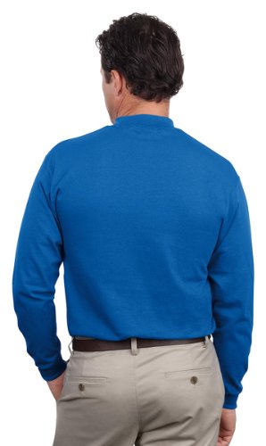 Port & Company Men's Mock Turtleneck - X-Large - Athletic Heather3