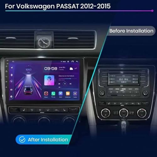 GPS Passat 2015 evita multas por distracciones con guía de carril 2