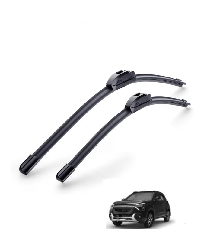 Image of AWB Frameless /Soft 24 inch16 inchAll-Season Replacement Wiper Blades Compatible with Citroen C3 eC3(Pack of 2)