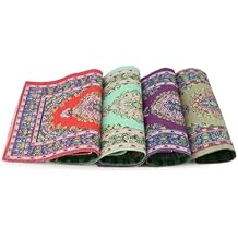 Dollhouse Accessories Miniature Rug 112 Scale Carpet 4pcs Floral Print Vintage Woven Mini House Turkish Rugs Decoration Living Room Ornaments All