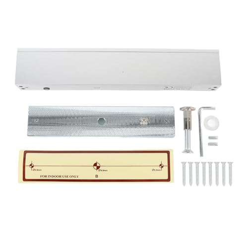 Tnfeeon Serrure de Porte électromagnétique, Force de Maintien de 600 Lb, Serrure de Contrôle D'accès en Cas D'échec avec Indicateur LED pour la sécurité D'une Porte Unique dans les