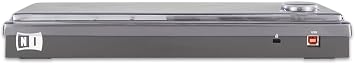 Decksaver Cover for Native Instruments Maschine Mikro MK3 - Super-Durable Polycarbonate Protective lid in Smoked Clear Colour, Made in The UK - The Producers' Choice for Unbeatable Protection