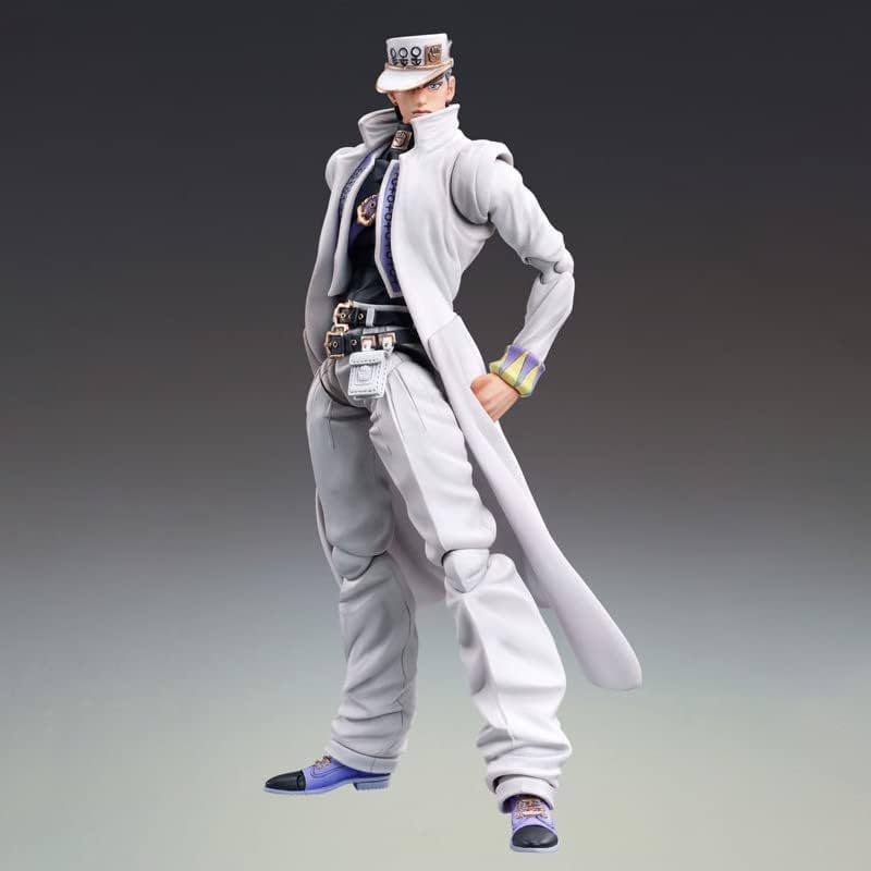 Miniatura 3 de Figura de anime de 5.9 in de Kujo Jotaro, modelo de estatua con accesorios, cara intercambiable, articulación movible, piezas extraíbles, colección