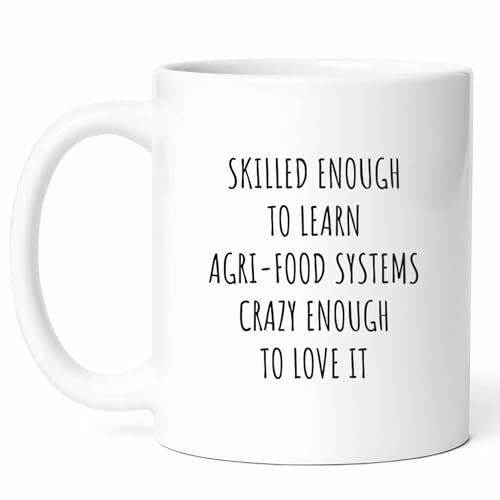 Generic - Skilled Agri-food Systems Mug - Agricultural Expert Coffee Cup - Farmer Funny Gift From Colleagues - Sustainability Tea Mugs - Crop Management Cups - 11 Oz Ceramic Gifts For Agriculture Birthday, Him