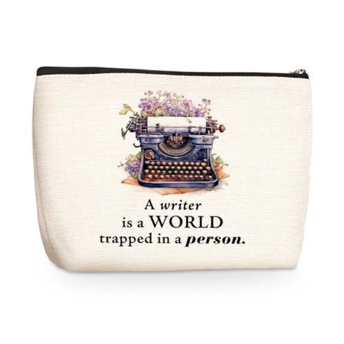 Motivational Writer Gifts Makeup Bag Inspirational Cosmetic Travel Bag Christmas Birthday...