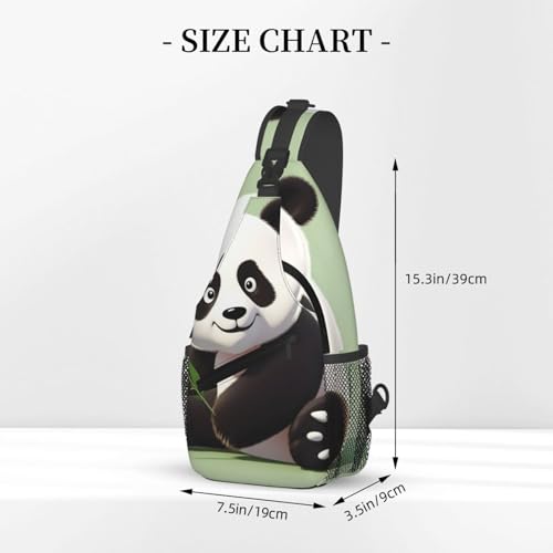 Bolso Cruzado para Hombre Tipo Sling Negro miniatura 3