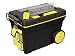 Produktbild Stanley Mobile Montagebox / Werkzeugkoffer mit Organizer (61.3x37.5x41.9cm, für Hand- und Elektrowerkzeuge, ausziehbarer ergonomischer Stahlgriff, tiefe Fächer) 1-92-083