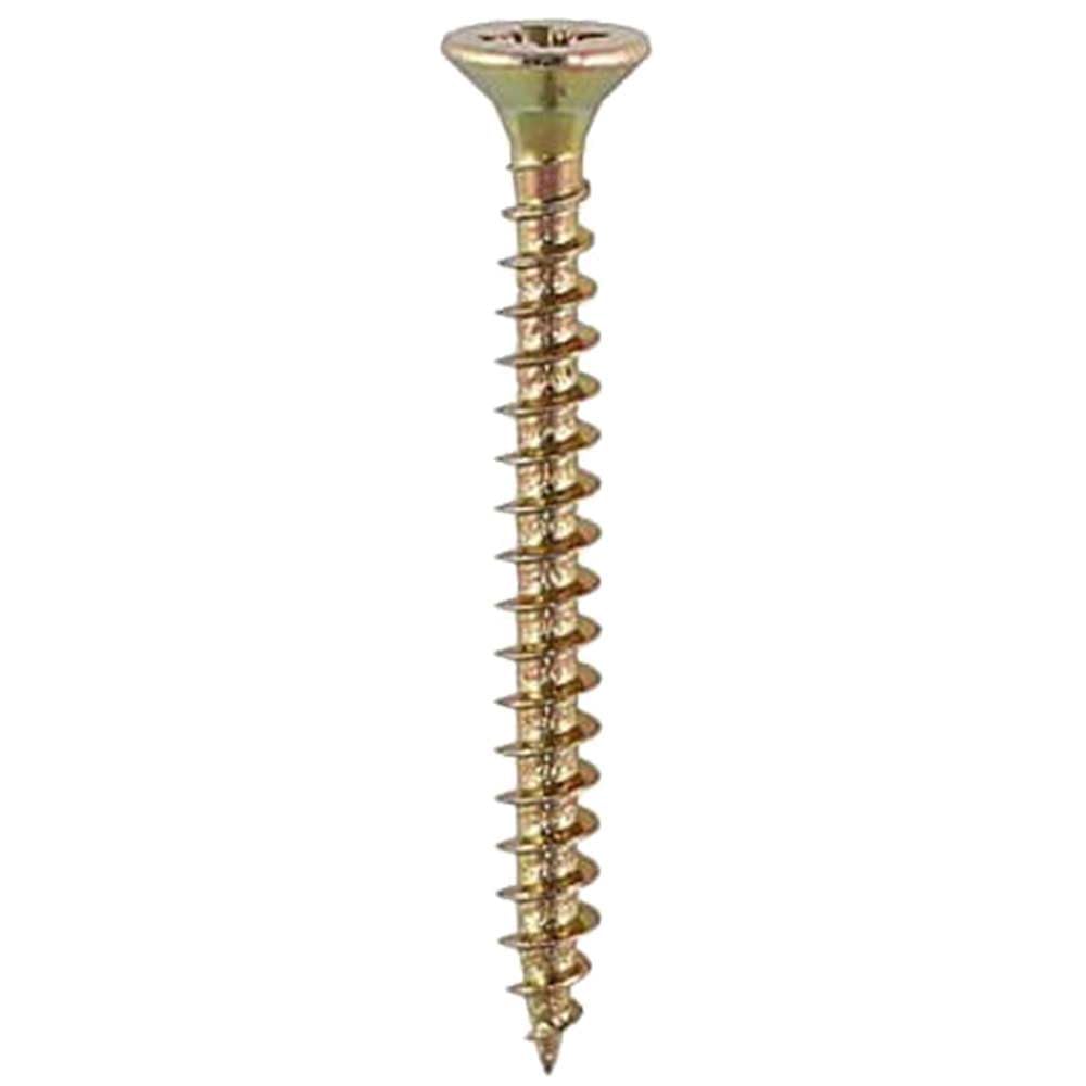TIMco Solo Woodscrews - Size: 6.0 x 100mm - Size: 12 x 4 inches - Driver Bit Size: No.3-60100SOLOC Pack of: 100
