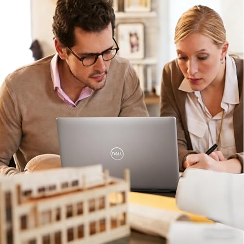Image of Dell Precision 3490 Mobile Workstation AI PC Laptop (14 inch FHD, Intel 14-Core Ultra 5 135H (> i7-1355U), 16GB DDR5 RAM, 512GB SSD) for Business, Engineer, 2x Thunderbolt 4, 1080p RGB Webcam, Win 11 Pro