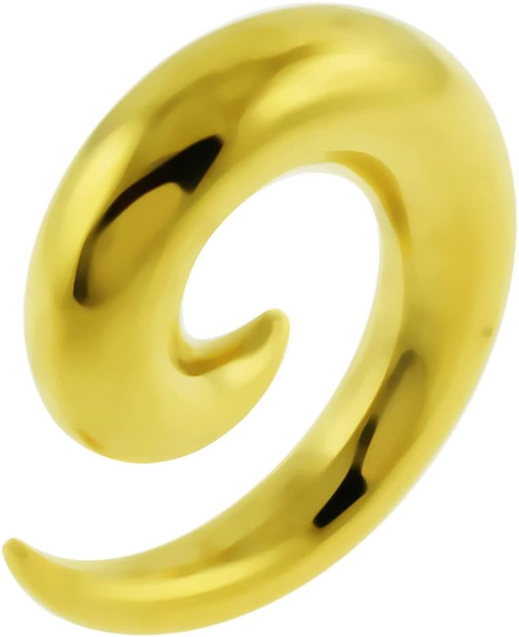 Hollow 316L Surgical Steel Spiral Tapers - Expander - Stretching - Gauge Ear Plug Body Piercing Jewelry