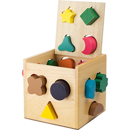 small foot Steckwürfel buntes Steckspiel aus Holz zur Schulung der Feinmotorik für Kinder ab 12 Monaten 1080
