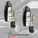 Key Fob Keyless Entry Remote Compatible With Nissan Frontier Armada Murano Pathfinder Quest Sentra Titan Versa Xterra/Infiniti QX4 FX35 FX45 (KBRASTU15) Smart Conversion, Set of 2