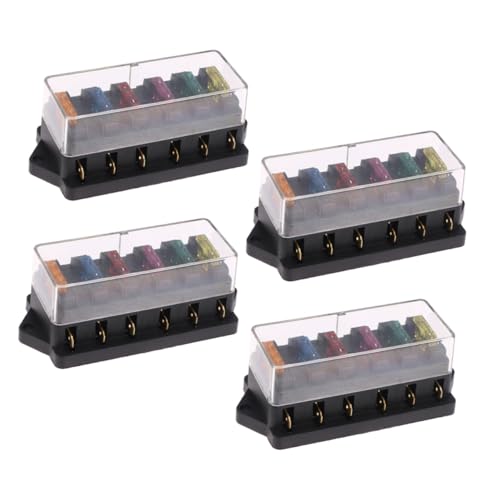 Bloc de fusibles automobile 4 voies protection circuit contre les surcharges