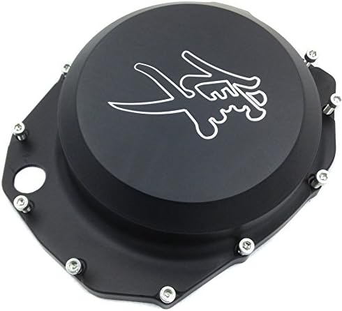 SMT-Engine Clutch Cover Compatible With Suzuki Hayabusa Gsxr1300 1999-2013 B King Black Right Side B [B01M26SRAH]