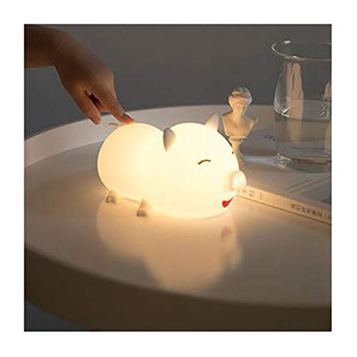 Table d'alimentation bébé illuminée par une veilleuse en silicone