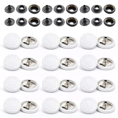Boutons pression de 15mm sans nickel en métal pour réparer les vestes et les sacs