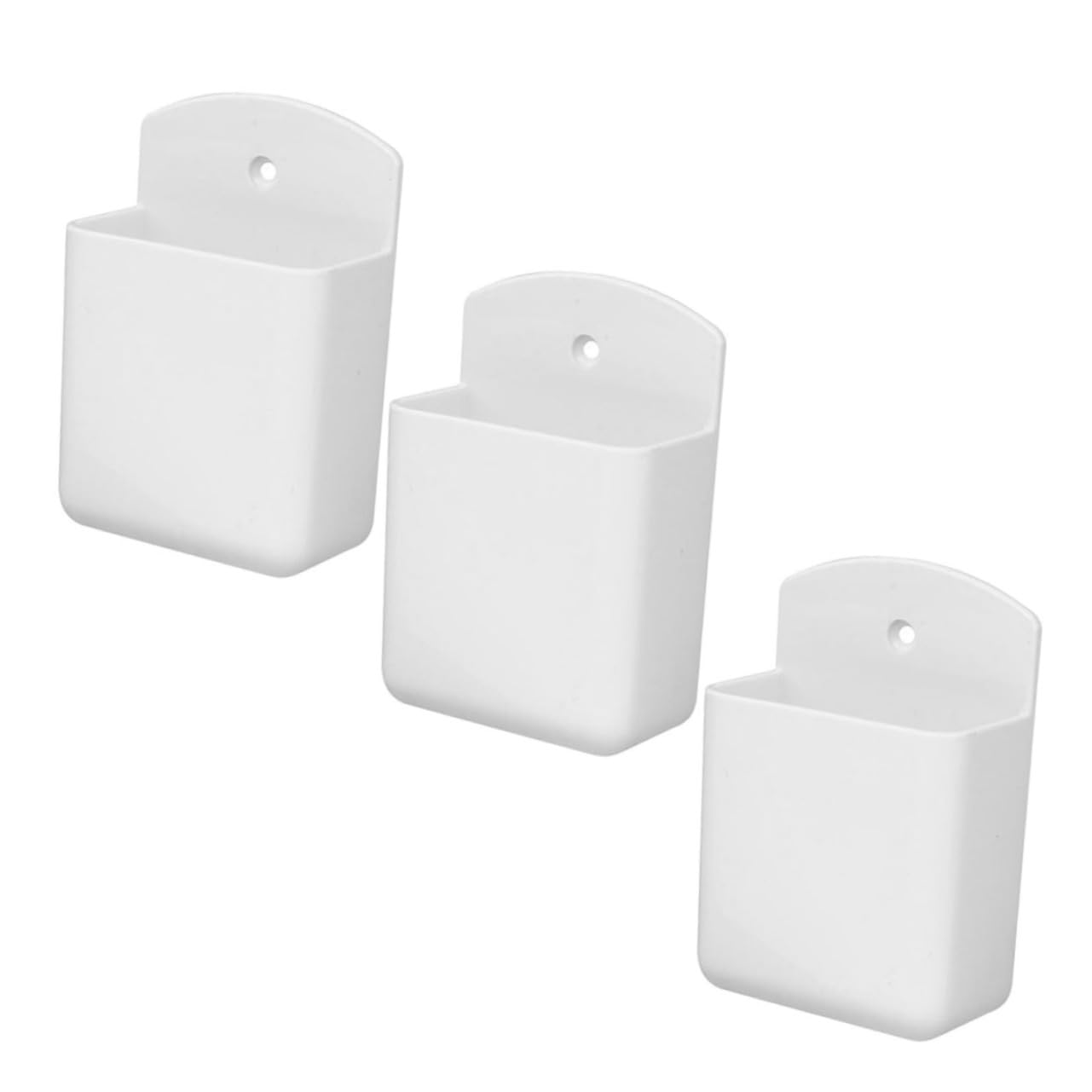 PRETYZOOM 12 Piezas Colgador De Control Remoto Montado Titulares Soporte para Control Remoto Junto a La Cama Portalápices Colgante Soporte Remoto para Montaje En Pared El Plastico