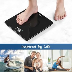 Vitafit Bathroom Scale for Body Weight Accuracy 0.1lb, Weight Scale 400lb — photo 5 of 6