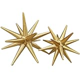 YouTen(ユーテン) オーナメント クリスマスツリー ベツレヘムの星 クリスマスツリー ゴールド 星 (M（大6個＋小9個）)