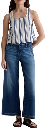 AG Women's Stella Mid Rise Ankle Palazzo Jean2