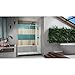 DreamLine Enigma-X 56-60 inch W x 76 inch H Frameless Sliding Shower Door in Brushed Stainless Steel