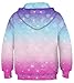 Ainuno Mermaid Hoodie for Girls Cute Sweatshirts Fashion Hoodies for Girl Pink Purple Hoodies for Girls Age 6 7 8 Years Old Long Sleeve Mermaid Shirt,Size 7-8
