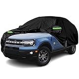LTDNB Waterproof Car Covers Compatible with 2021-2023 Ford Bronco Sport, All Weather Custom-fit Car