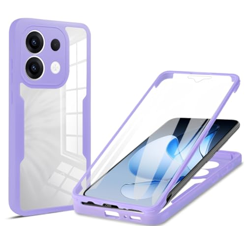 Coque Oppo Reno13 5G violette avec protection écran intégrée