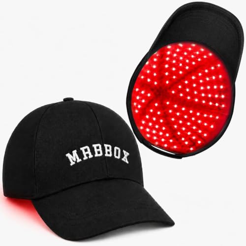 Image of Red Light Therapy for Hair Growth,528 Total Light Emitters,Full-Scalp Coverage,Laser Hair Growth Cap for Men & Women,Black