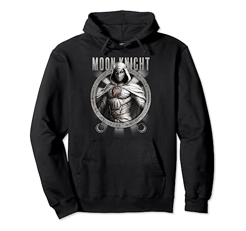 Marvel Moon Knight Detailed Glyph Poster Pullover Hoodie