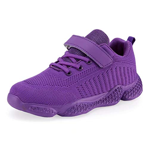 YAVY KidsTennis Shoes for Girls Boys Breathable Lightweight Running Shoes Athletic Walking Shoes Fashion Knit Sneakers (Toddler/Little Kid/Big Kid)