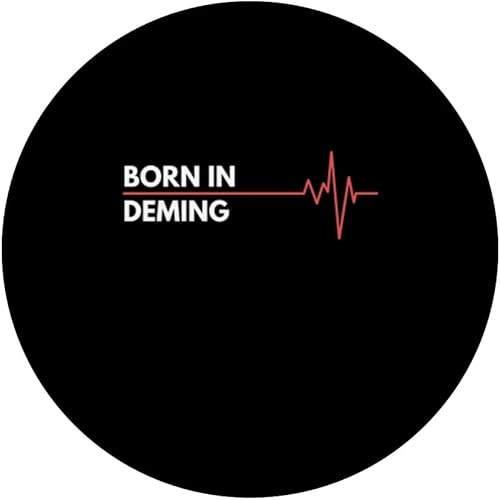 Miniatura 3 de Hecho en Deming PopSockets de Nueva México, ciudad de nacimiento de nacimiento, PopGrip intercambiable