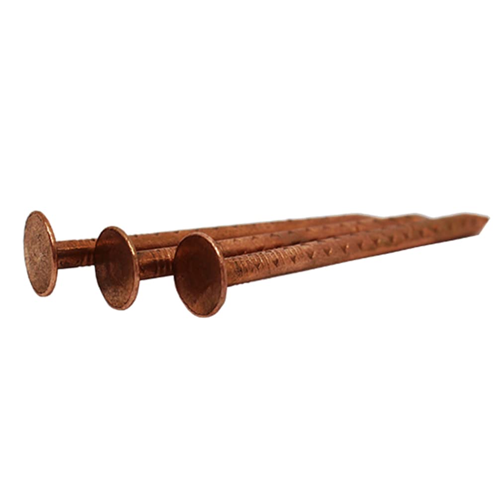 50x3.35mm Copper Clout Nails, 1kg