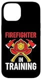 Installation facile Cadeaux de Formation de Pompiers pour Enfants Mignons pour Tout-Petits Pompiers Coque pour iPhone 14
