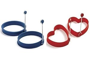 Norpro Non-Stick Heart and Pancake Ring Set